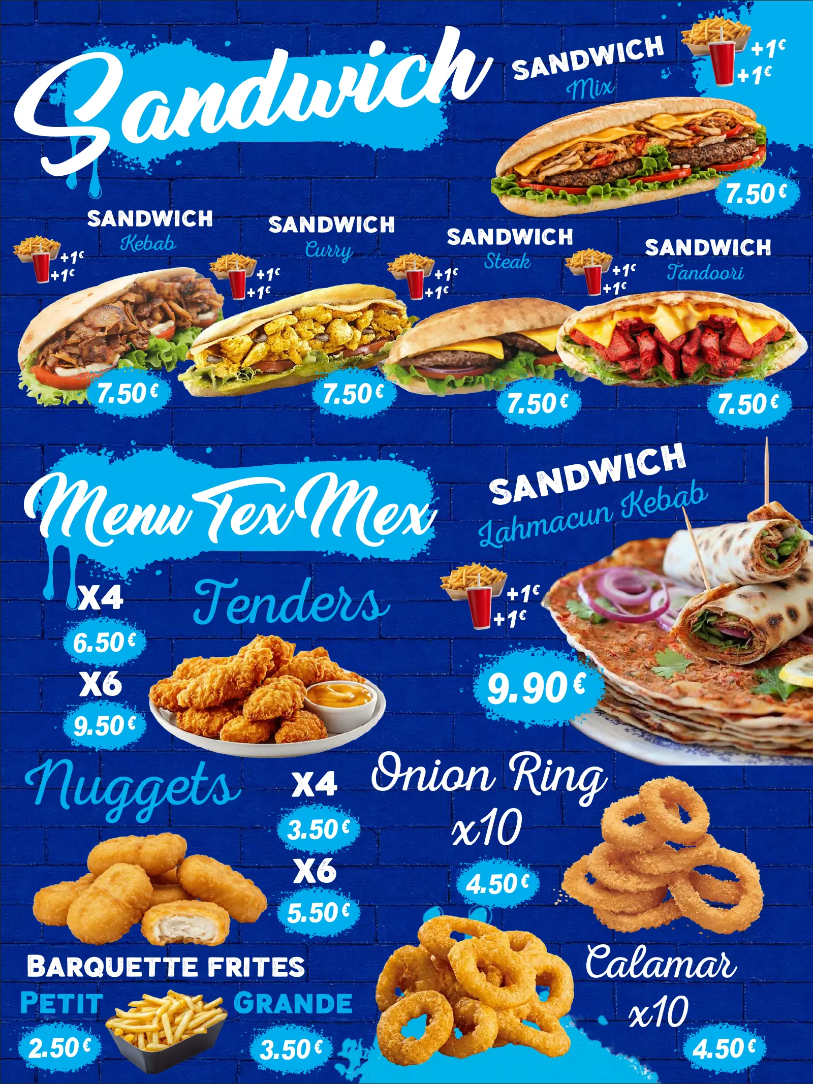 Menu BKC Pizza Factory - page 4 sur 4