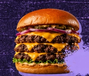 Triple Smash Burger